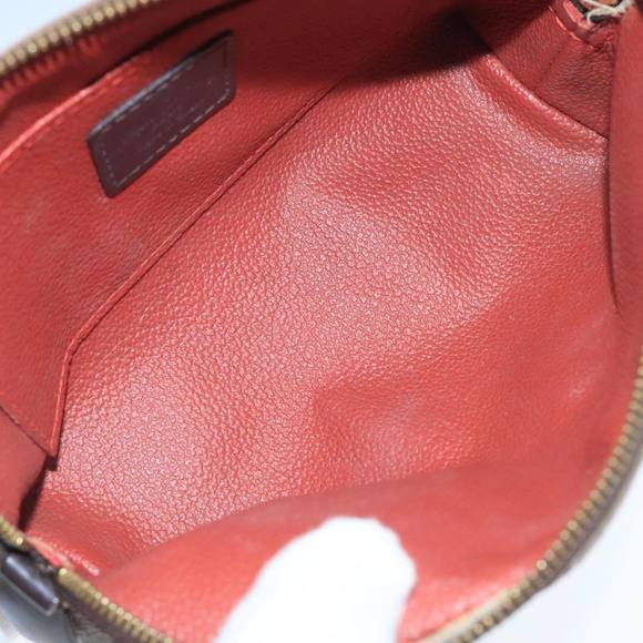 LOUIS VUITTON Damier Ebene Pochette Cosmetic PM Pouch N47516 LV Auth 109942 - Picture 10 of 16